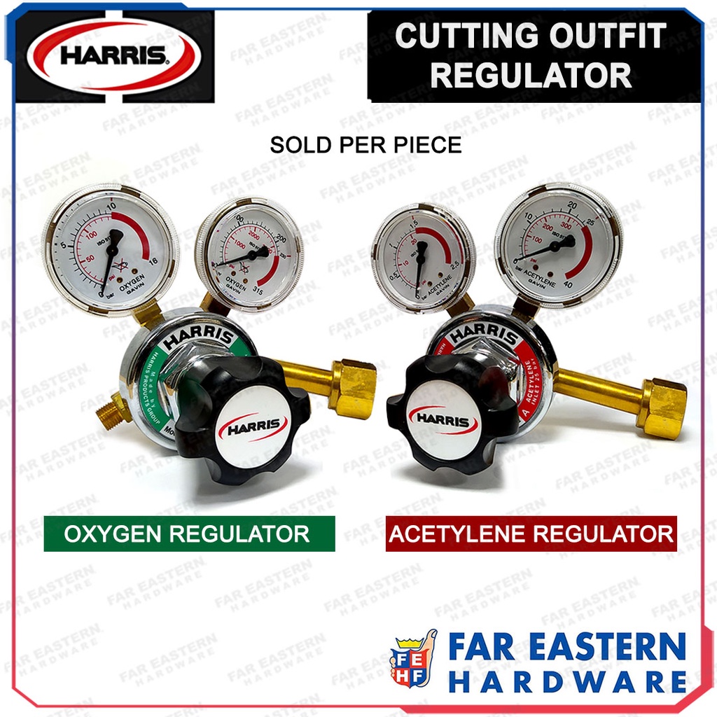 HARRIS Oxygen Oxy Acetylene Regulator Gauge for Cutting Outfit 25GX