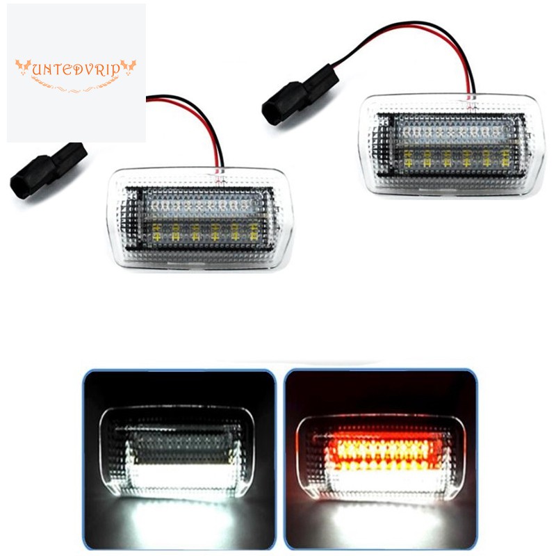 White Red Car Led Door Courtesy Light Toyota Wish Prius Camry Alphard