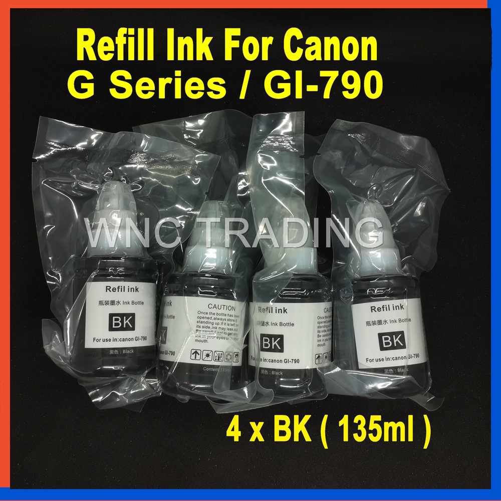 Canon GI-290 Refill Ink Bottles - Works With MegaTank Printers Like G2900, G3000, G3100, G3400 & G3800 Series