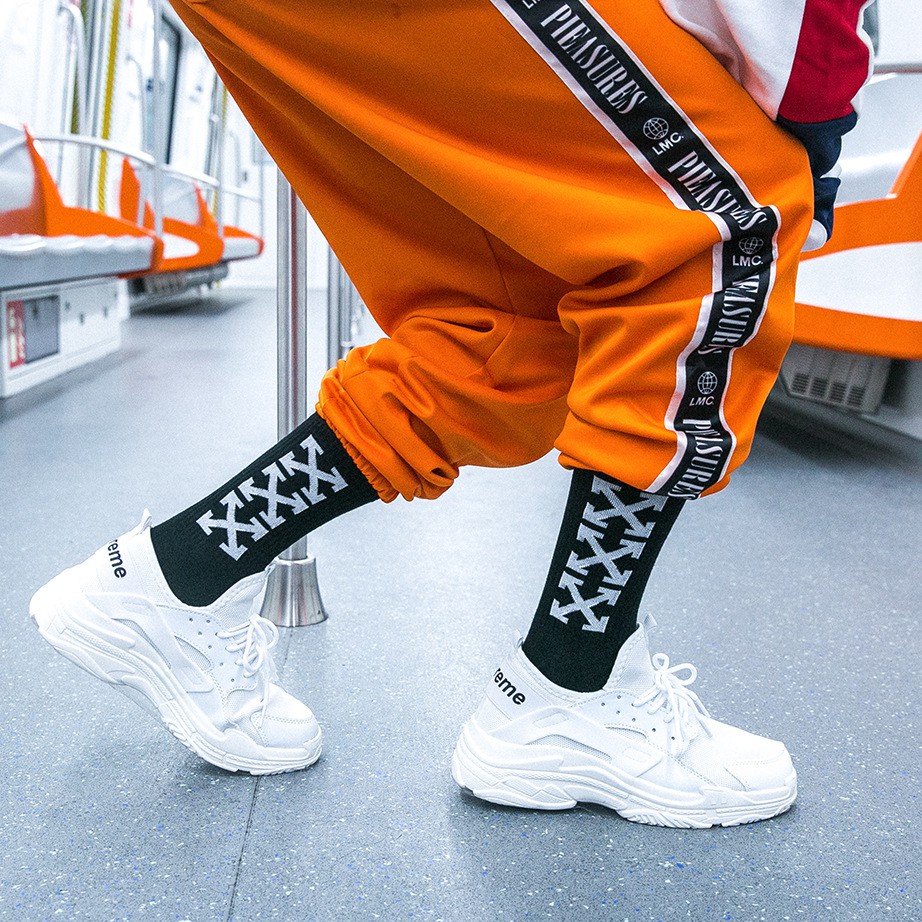 Off white shop socks outfit