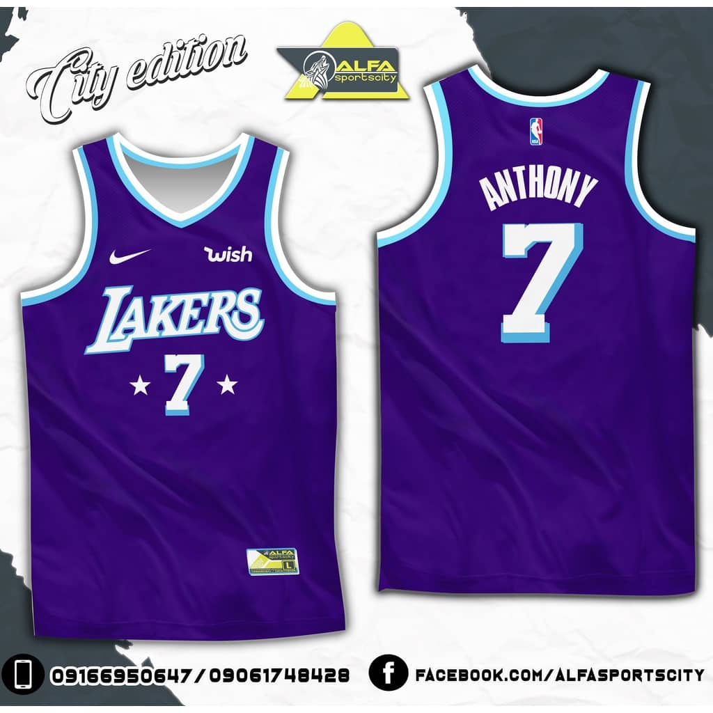 Shop lakers violet jersey for Sale on Shopee Philippines