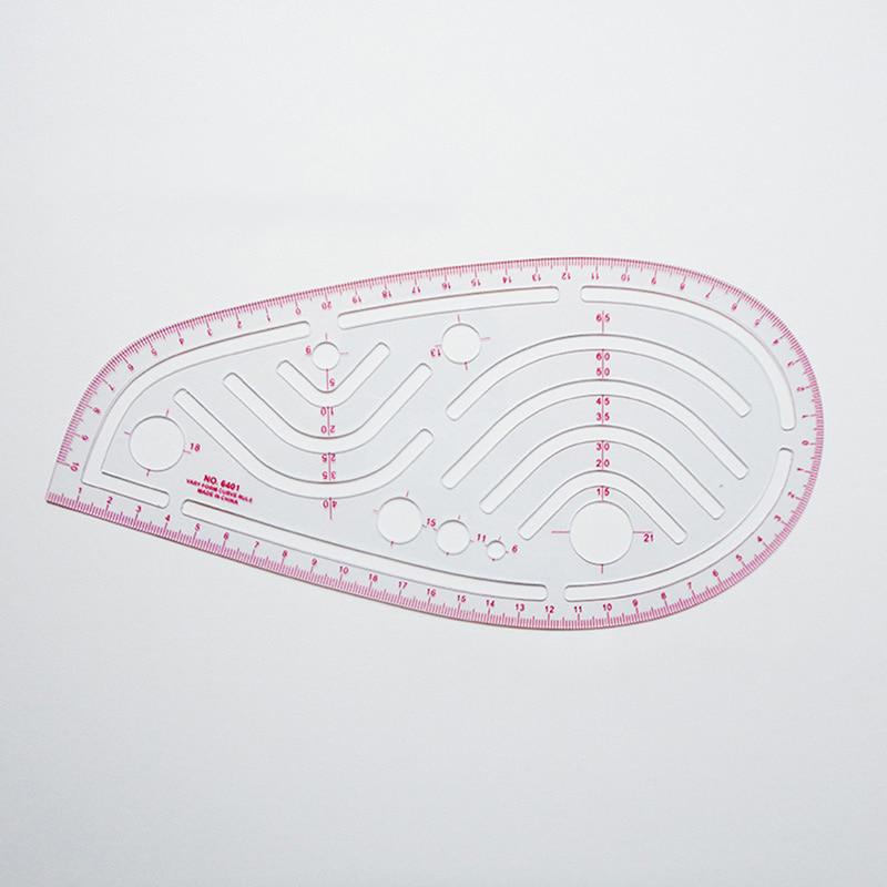 Sewing Ruler Set Curve Pattern Grading Ruler Drawing Measure Template ...