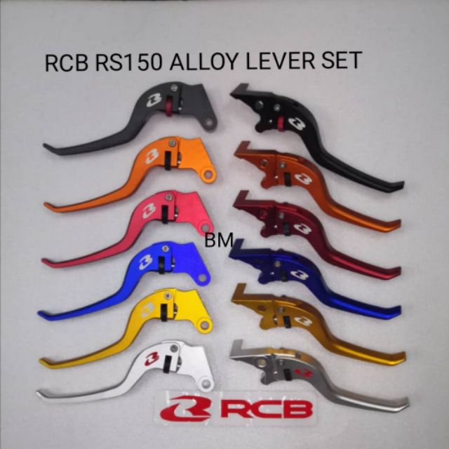 100 RCB ALLOY LEVER SET (E+) RS150/RSX150/BELANG150 Shopee Philippines