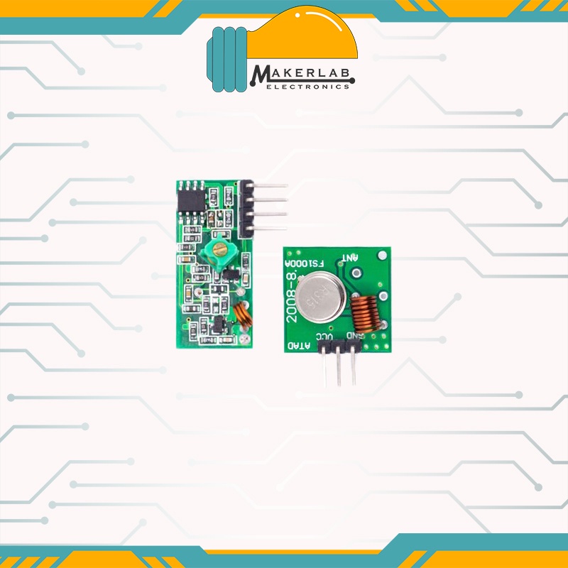 433Mhz RF Transmitter and Receiver Module Shopee Philippines