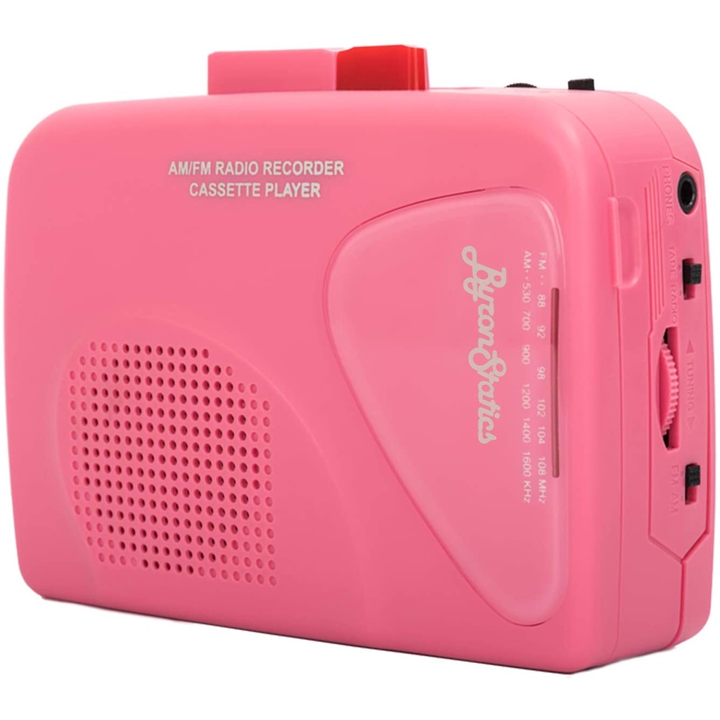 ByronStatics Portable Cassette Players Recorders, AM/FM Radio & Walkman