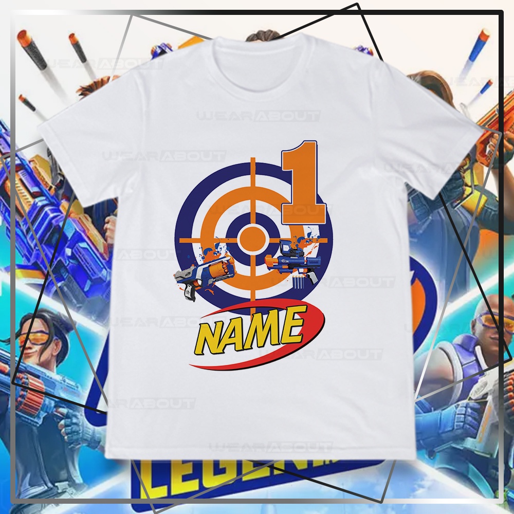 Nerf Gun Birthday Shirt / Nerf Birthday Shirt / Nerf Gun Birthday T ...