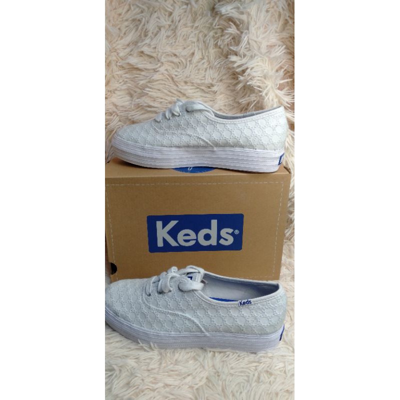 Keds eyelet hot sale lace sneakers