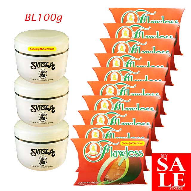 3+10 Sutla Face and Body Bleaching Cream 100g Set Shopee Philippines