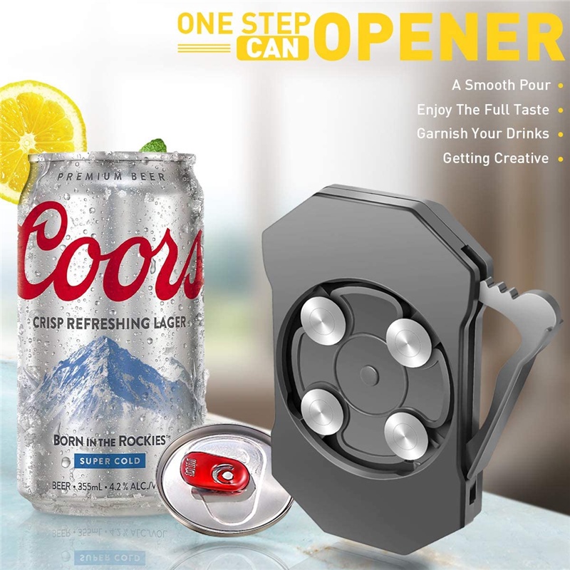 Dropsiping Go Swing Universal Topless Can Opener For Kitchen Outdoor The Easiest Can Opener Ez