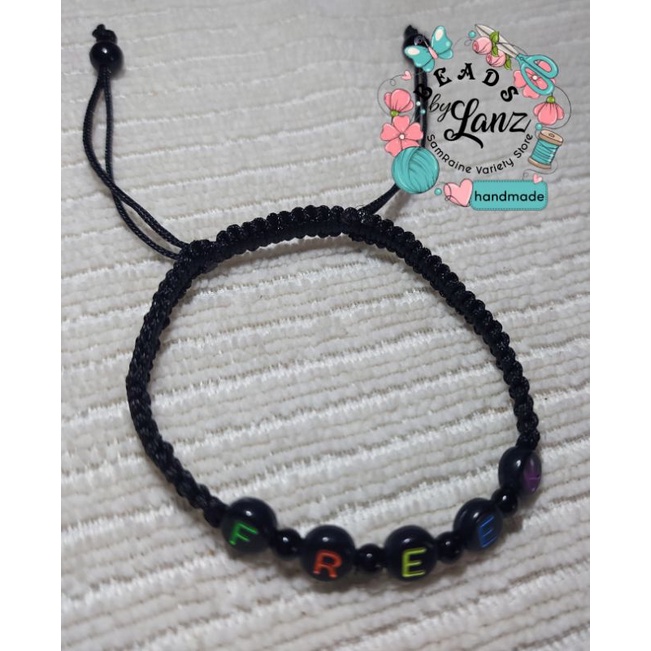 personalized rope bracelet with name Shopee Philippines