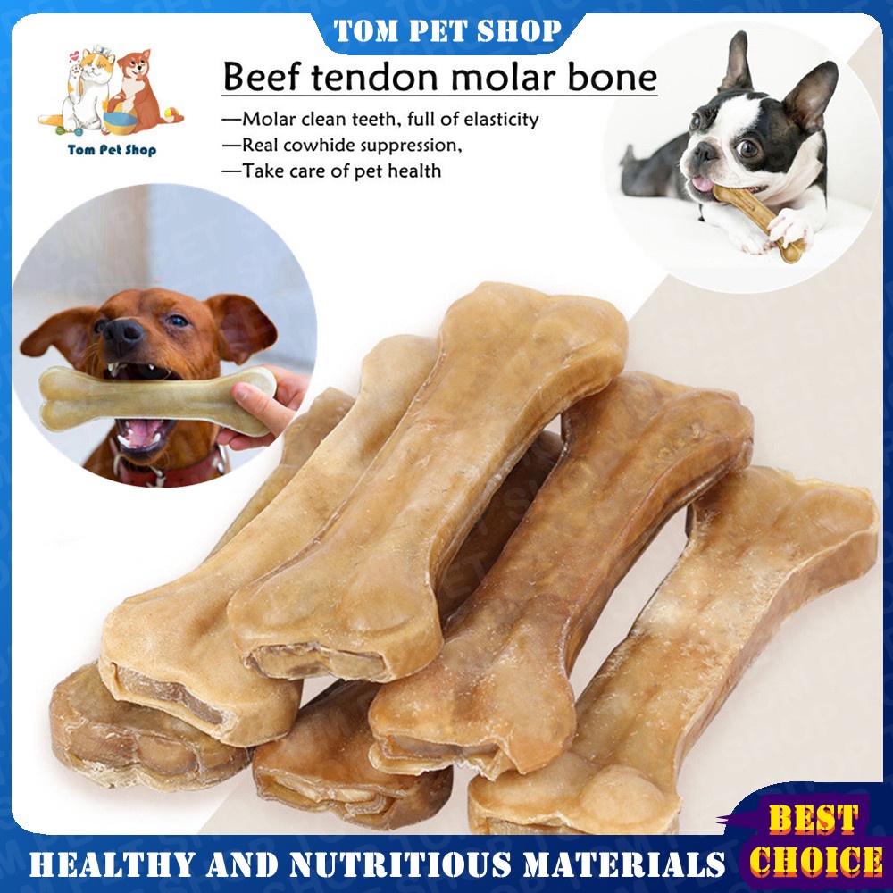 Pet Dog Cowhide Molar Bone Chew Pet Dog Chew Snack Toy (Edible)Dog Snacks  Dog Food Dog Treats