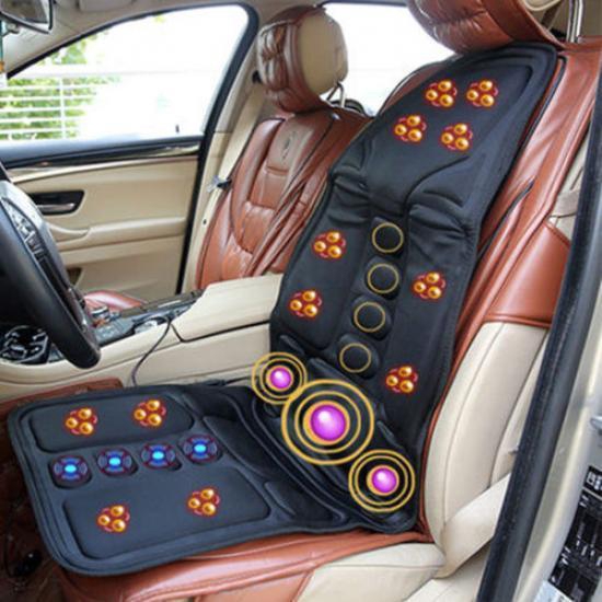 Motor Massage Car Seat Cushion Back Relief Chair Pad Heated