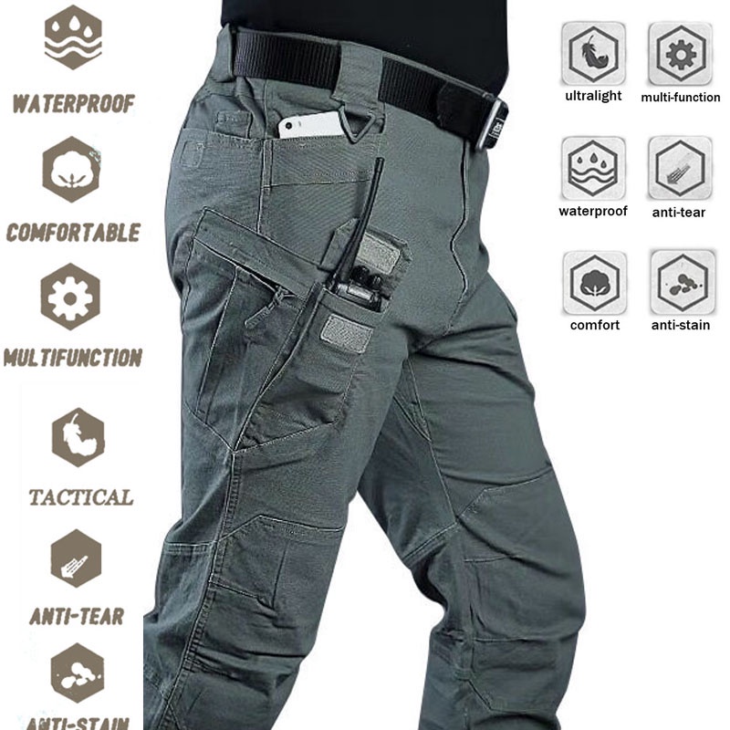 High Quality New IX7 Men's Waterproof Tactical Pants Users Outside ...