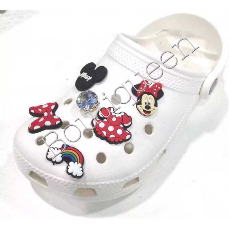 Crocs jibbitz minnie discount mouse