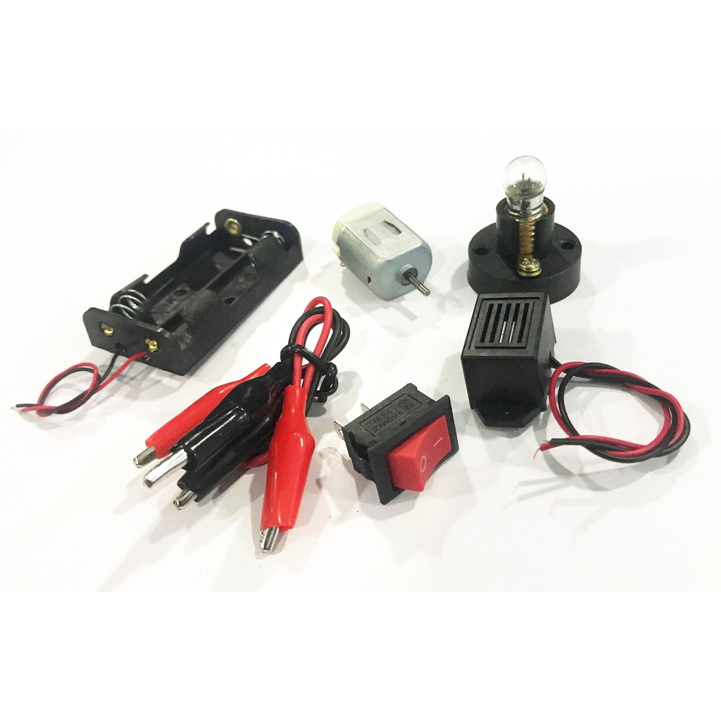 DIY DC Motor Kit with DC Motor and Buzzer for Student Project | Shopee ...