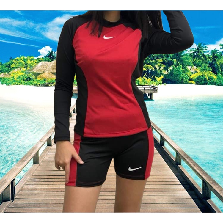 Rash guard for Women Free size Swimsuit Terno Leggings Short