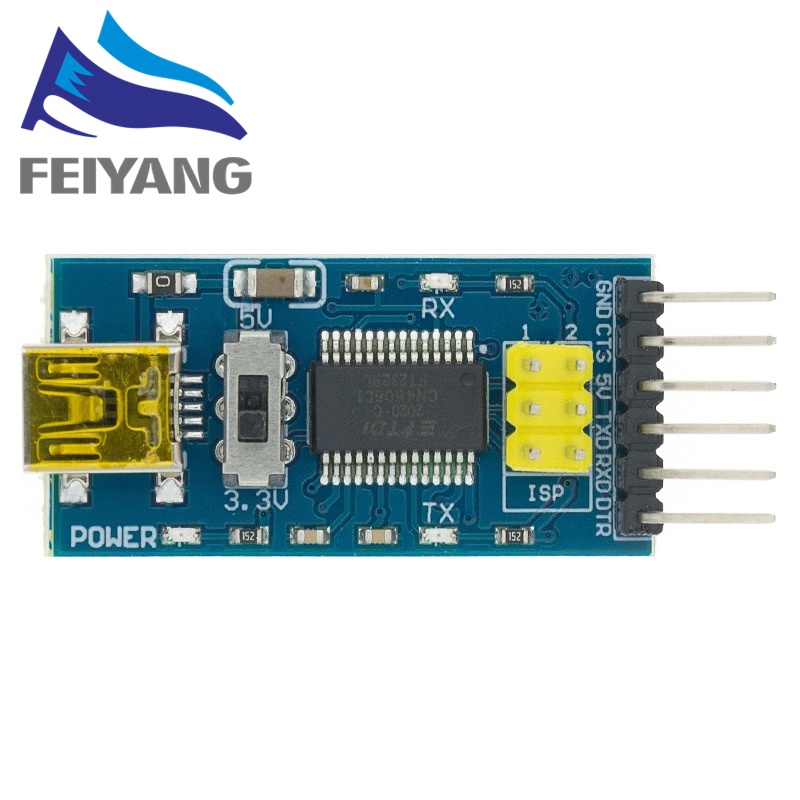 FT232RL FTDI USB 3.3V 5.5V to TTL Serial Adapter Module for Arduino ...