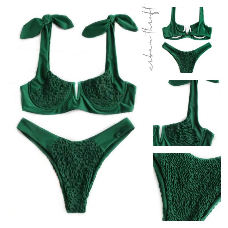 Zaful Green Bikini Swimwear for Women