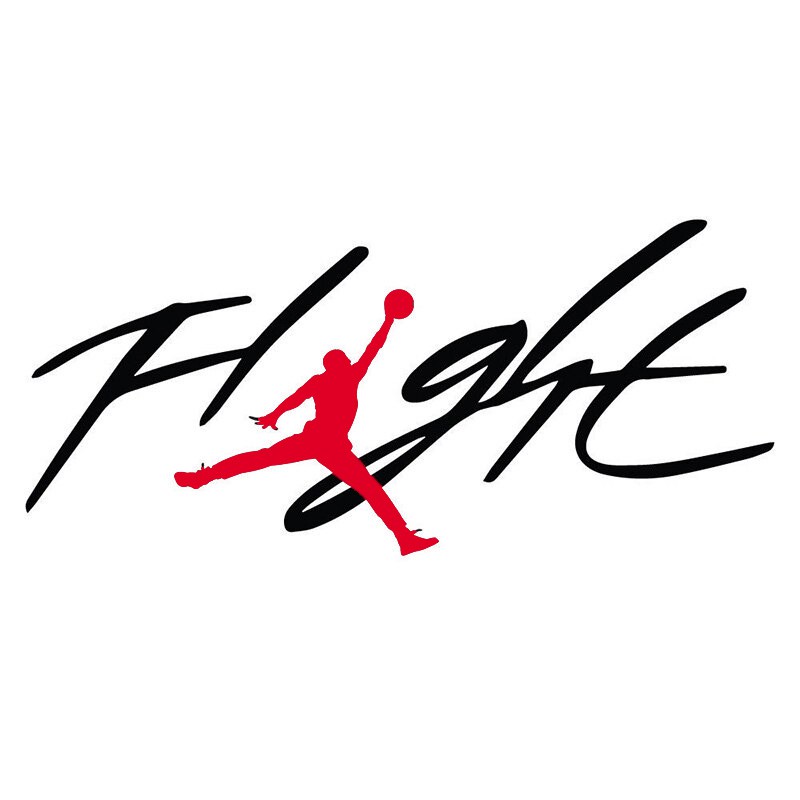 23 Air Jordan Flight Logo Vinyl Decal Sticker