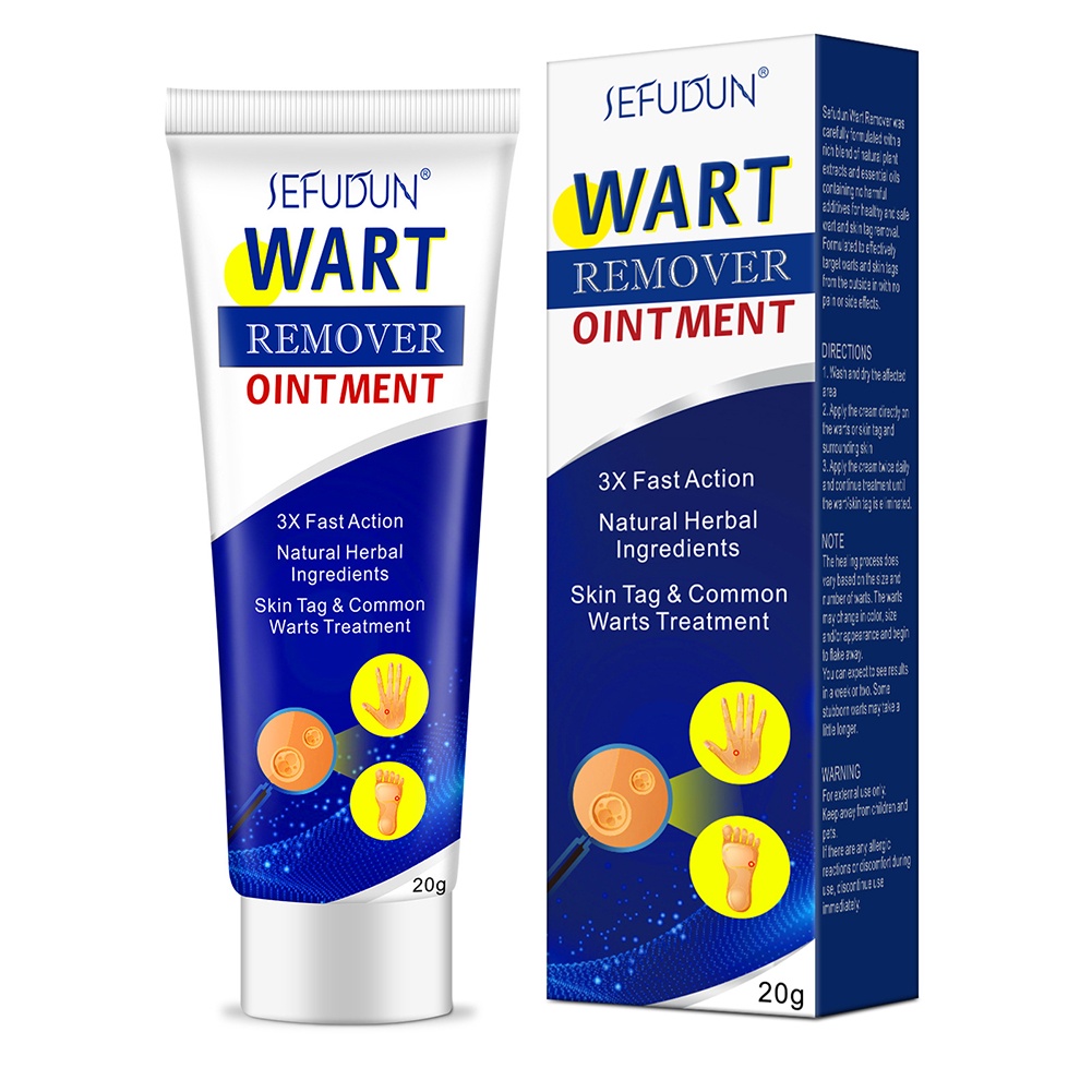 Warts Remover Antibacterial Ointment Wart Treatment Fast Acting Cream ...