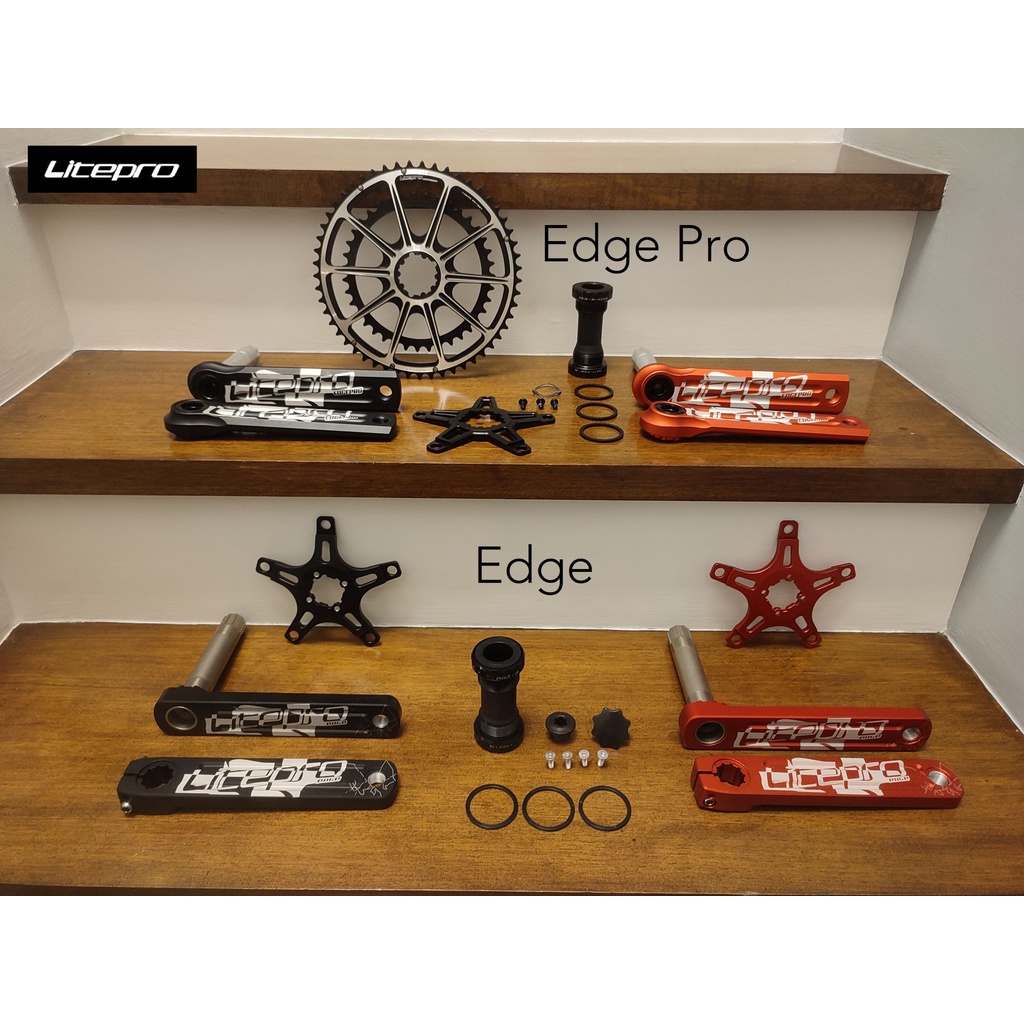 thumbnail interactive-video image 1 of Litepro Ultralight Hollow Crankset Chainring Durability And Compatibility In One I.64743749 1 of 9
