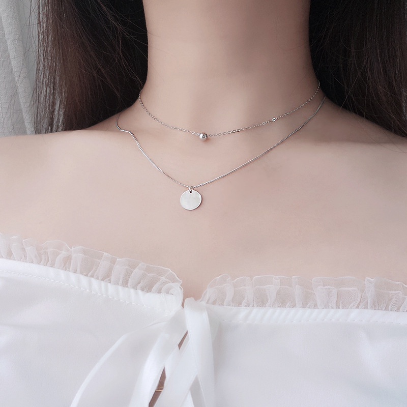 アクセサリー AMERI BALL CHAIN ONE ROUND NECKLACE Ameri（アメリ）の「BALL CHAIN ONE ROUND NECKLACE（ネックレス
