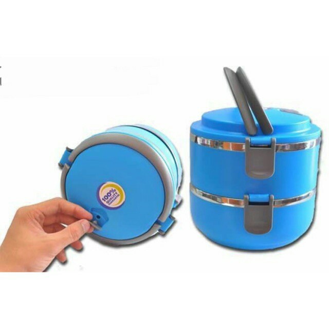 Lunch BOX 2-LAYER THERMAL RICE CAMEN | Shopee Philippines
