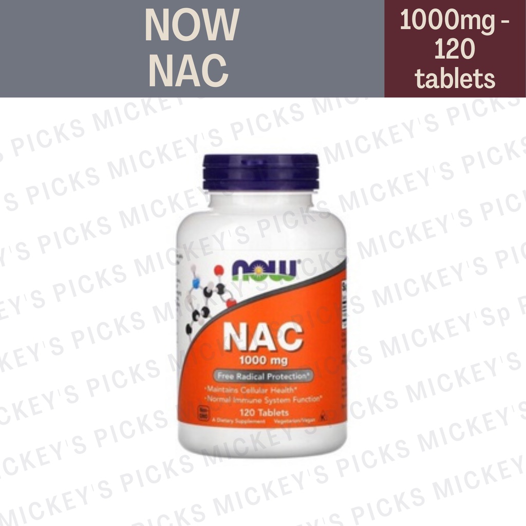 Now NAC, 1000 mg, 120 Tablets | Shopee Philippines