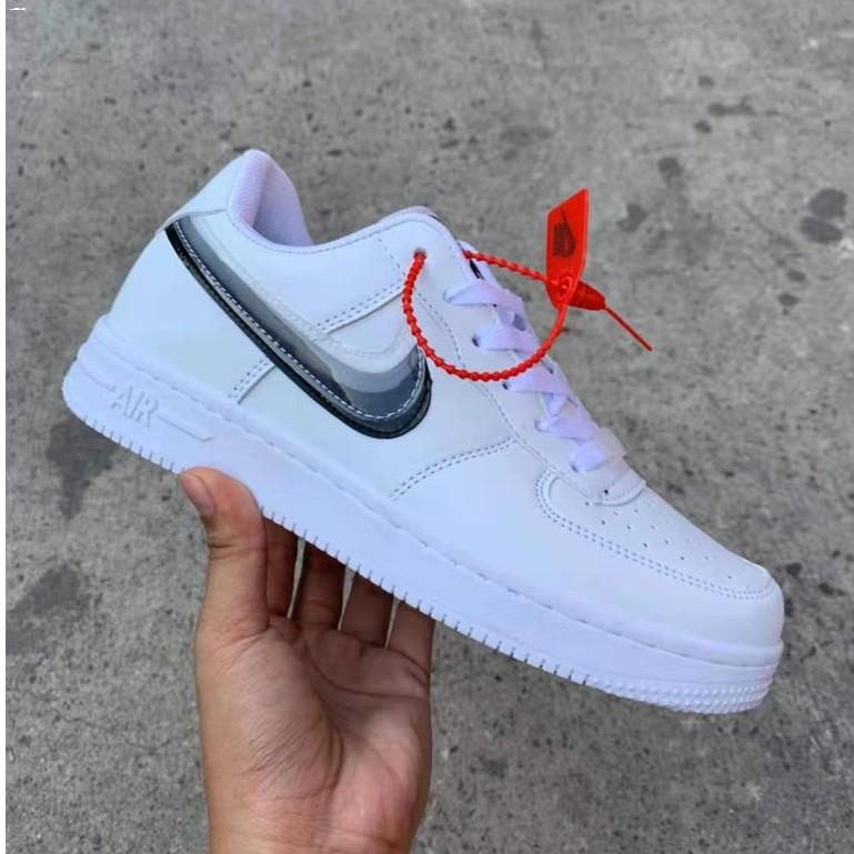 Running Shoes New Airforce 1 Double Swoosh Check rubber utility design running shoes