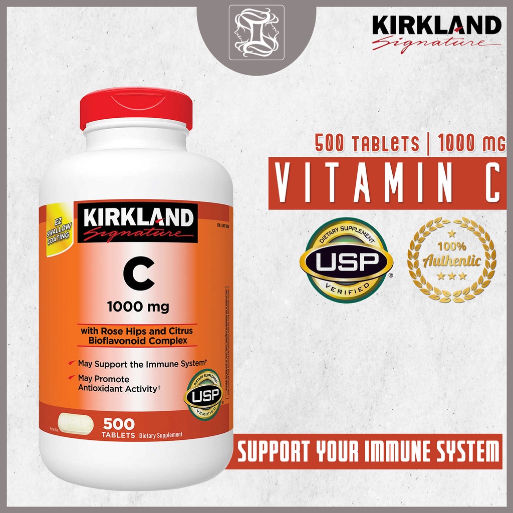Kirkland Signature Vitamin C 1000mg (500 Tablets) Shopee Philippines