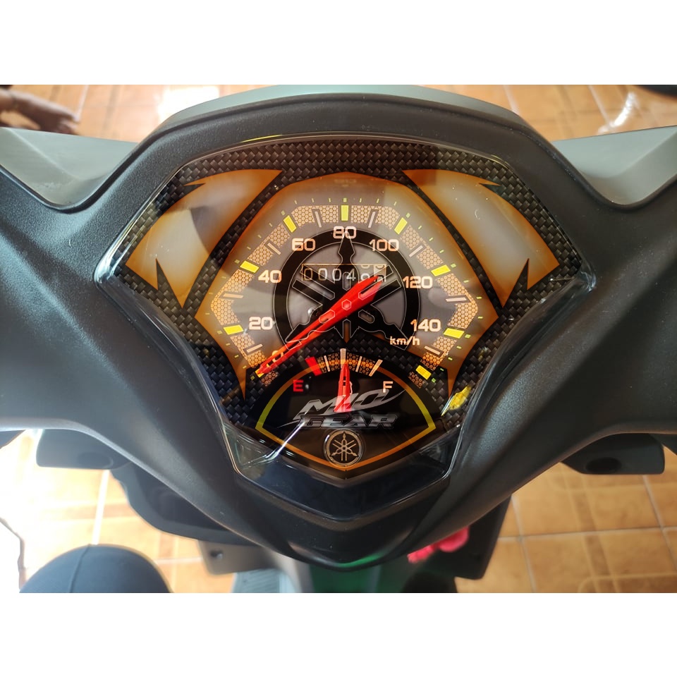 Gauge Protector Mio Gear 125 Orange Yamaha Design Shopee Philippines