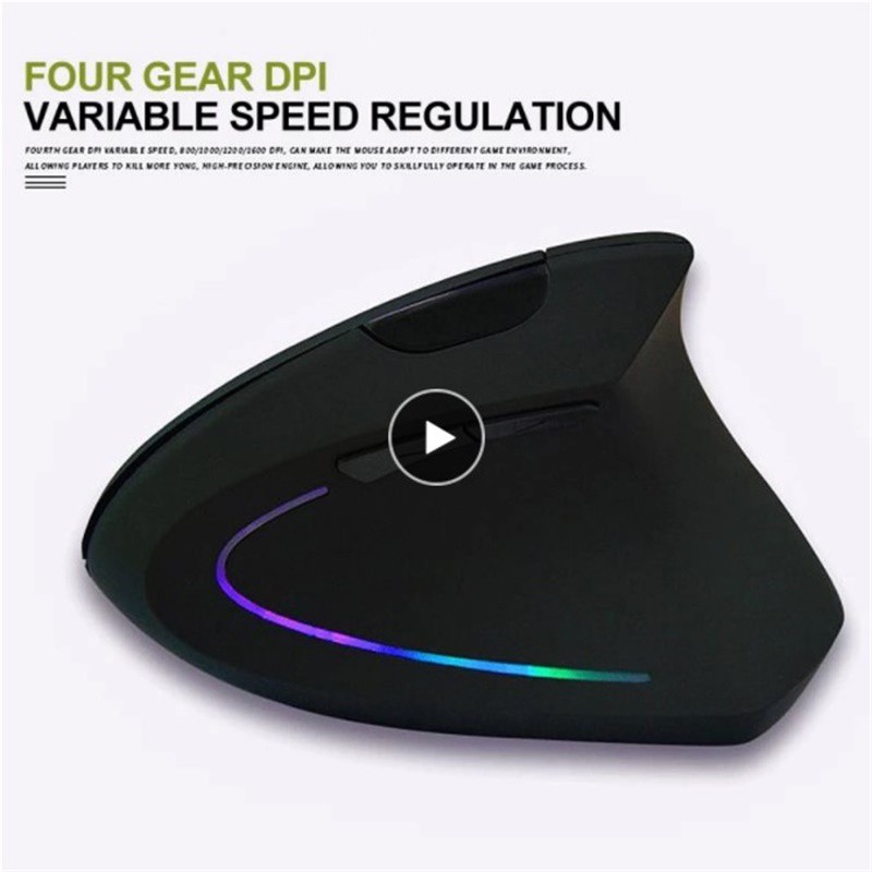 Vertical Wireless Mouse Ergonomic Vertical Reduce Wrist Pressure ...
