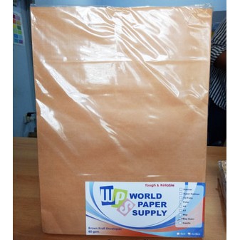 Wps Super Map Brown Envelope (29 x 39.5 cm) | Shopee Philippines