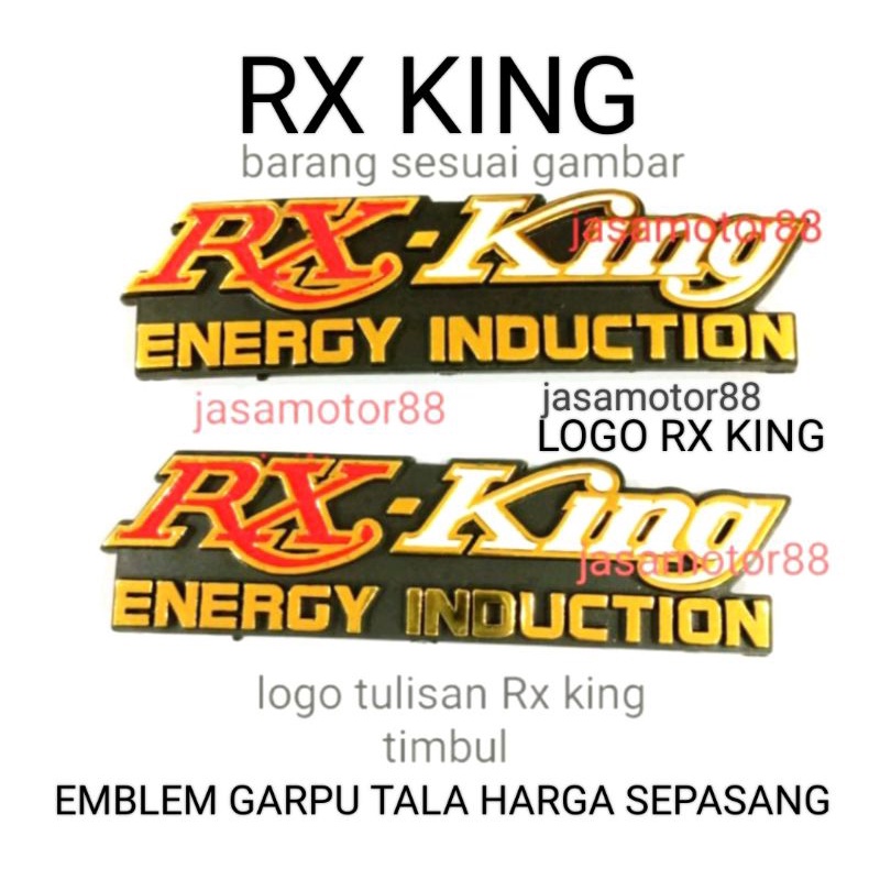 RX KING WRITING TANK LOGO EMBLEM EMBOSSED MODEL | Shopee Philippines