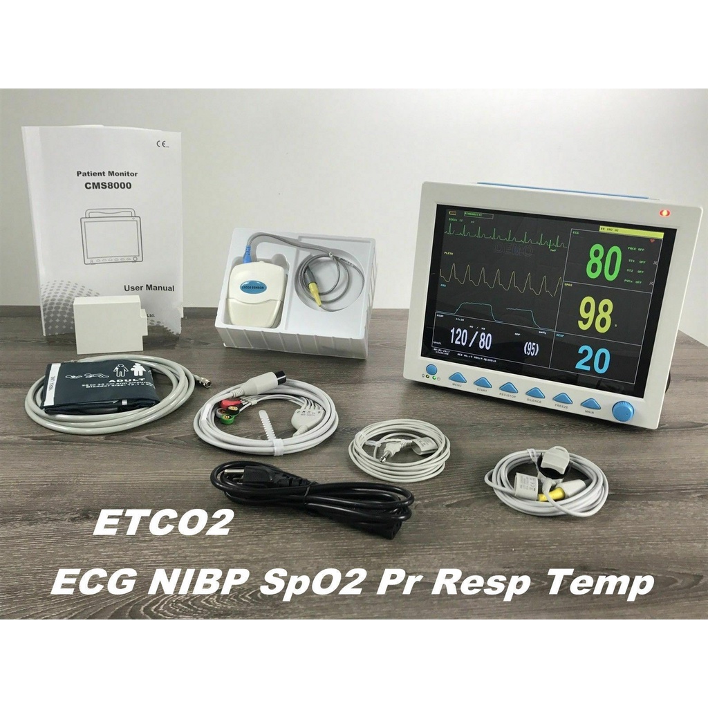 CONTEC Veterinary ICU vital Signs Patient monitor Multi-Parameter ...