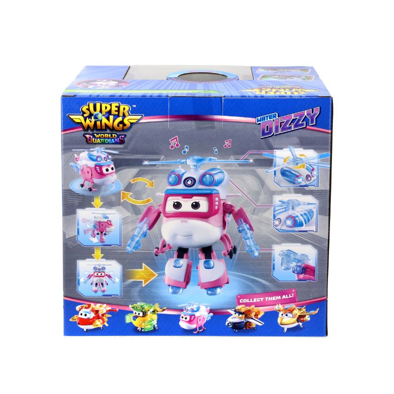 Superwings Toys Dizzy Vortex Dizzy Robot Transforming Robot With Lamp ...