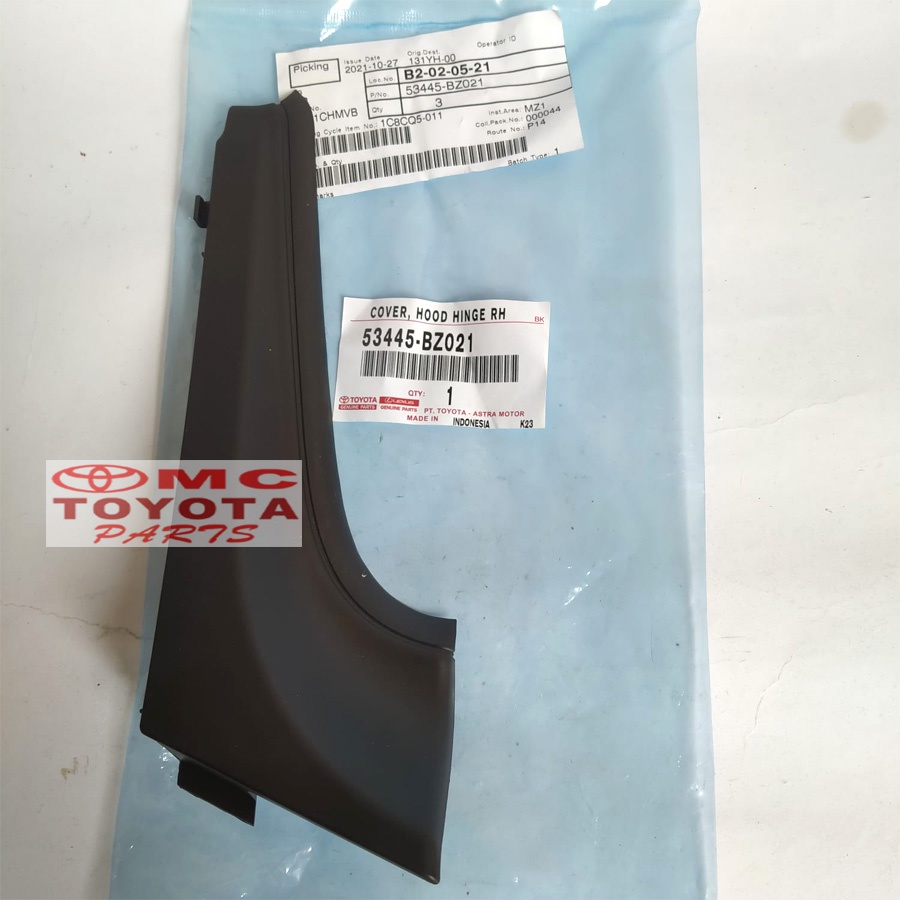 MESIN Hood Hinge Cover Right Engine Hood Side Rubber/ for Avanza Xenia ...