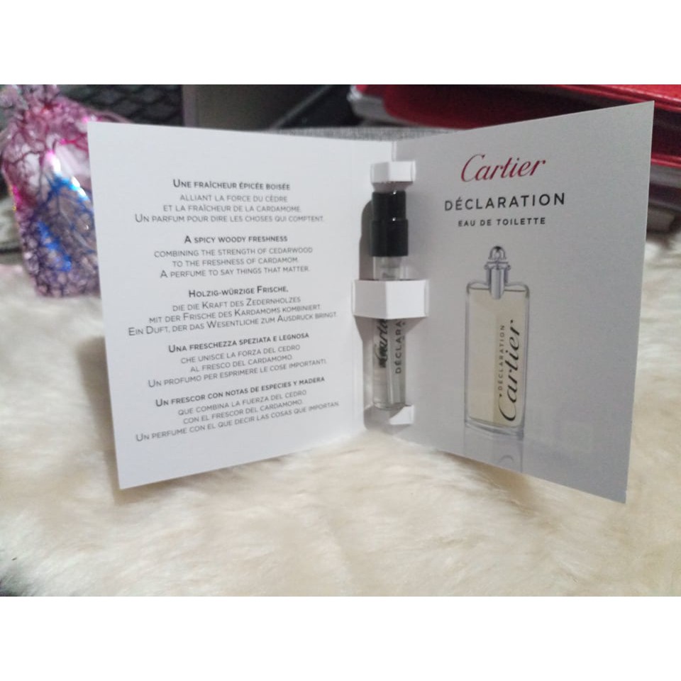 CARTIER PERFUME VIAL 1.5ML