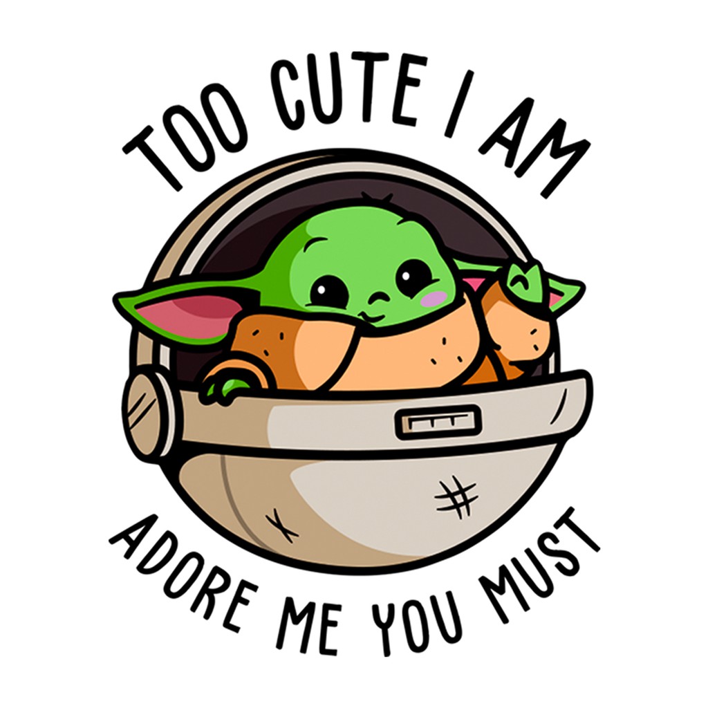 Eletees Baby Yoda Cute I Am Adore Me You Must Shirt