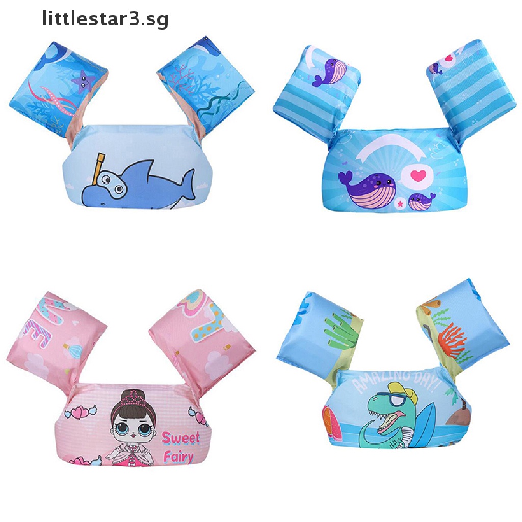 【sg】 Baby Float Cartoon Arm Sleeve Life Jacket Swimsuit Pool Float ...