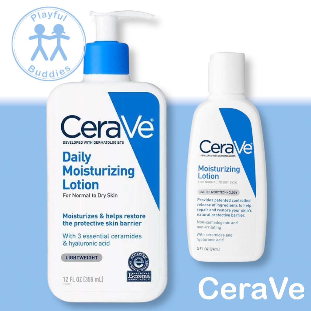 CeraVe Moisturizing Lotion 3 fl oz (87ml) or 12 fl oz (355 ml) or 19