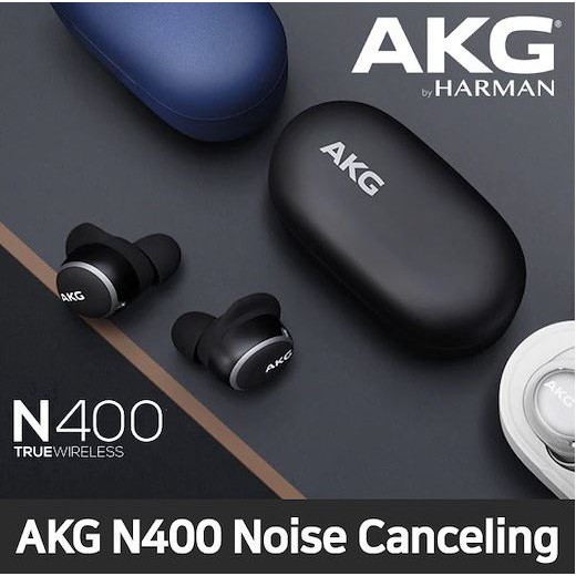 AKG N400 NC Active Noise Canceling Bluetooth Earphone True