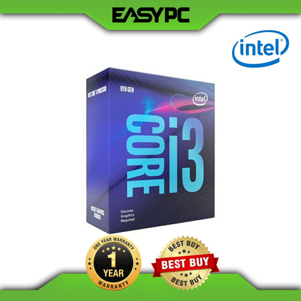 Rummelig forbrydelse syg 9th Generation Intel Core i3-9100f 3.60GHz CPU | Shopee Philippines
