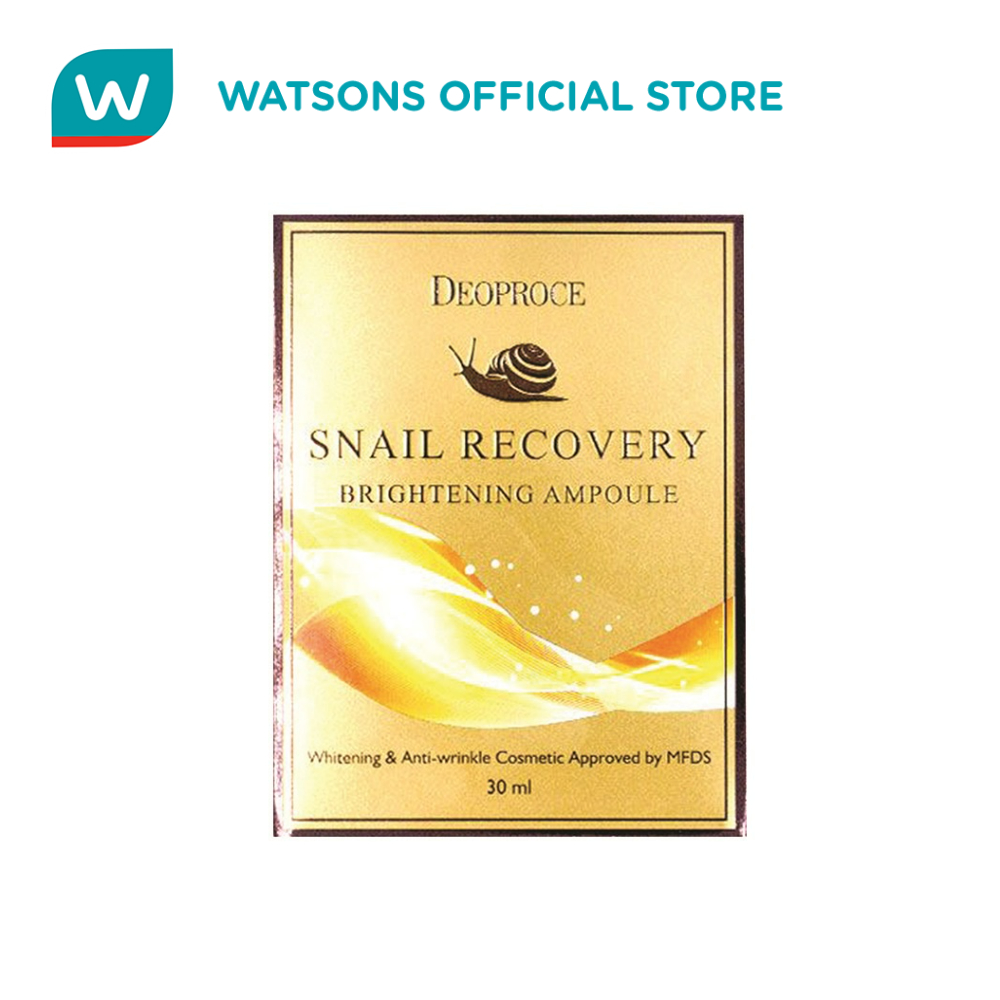 DEOPROCE Snail Recovery Brightening Ampoule 30ml | Shopee Philippines