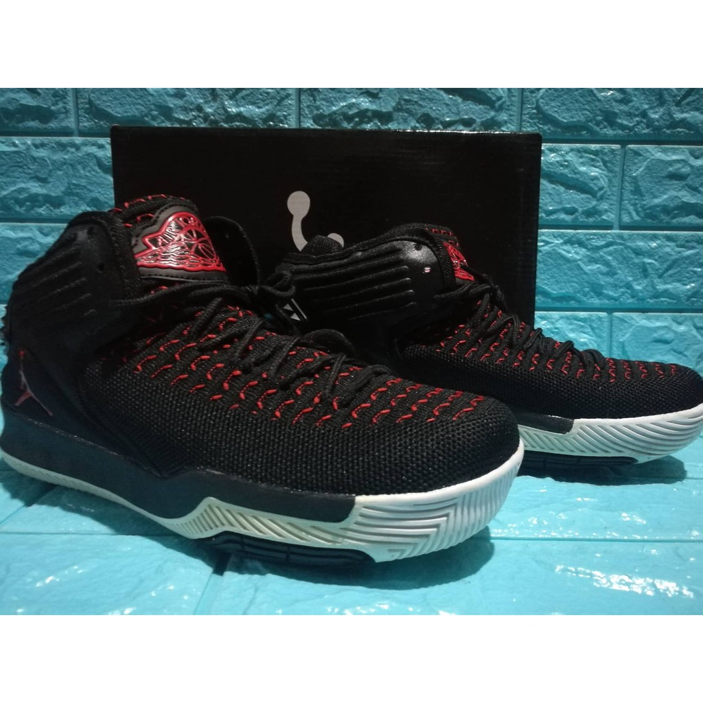 Air jordan 32 top red basketball shoes