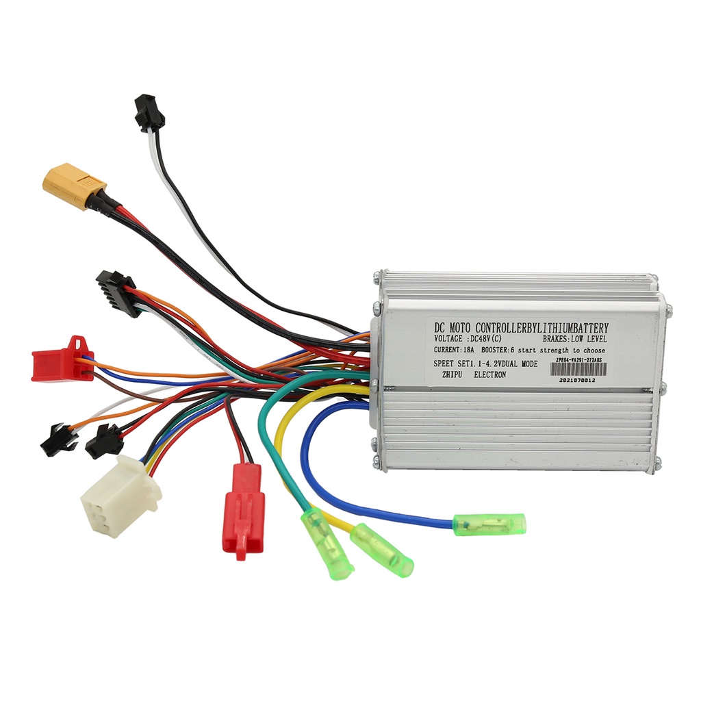 ZHIPU DC 48V Brushless Motor Controller Electric Bicycle Motor Hub Hall ...