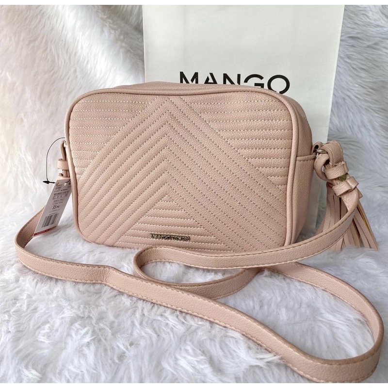 Mango cheap tassel bag