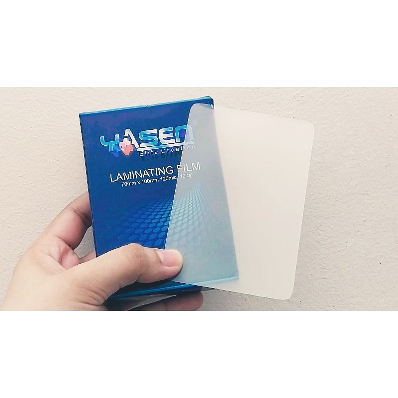 Laminating Film ID size 70mmx100mm 10 sheets Shopee Philippines