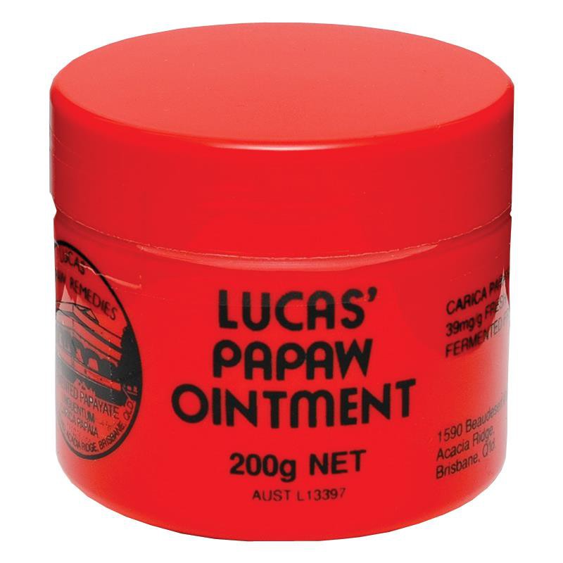 Australia Lucas PAPAW Soothing Ointment Eczema Diaper Barrier Nappy Rash Body Cream Lotion Wound