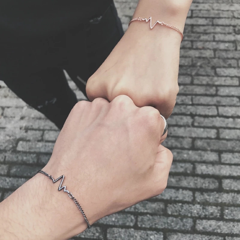 Couple bracelets deals simple